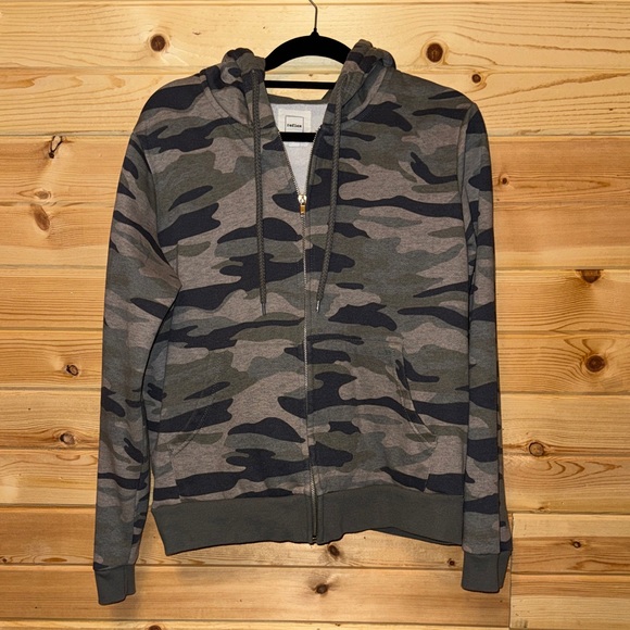 Reflex Tops - Camouflage Zip-Up Hoodie